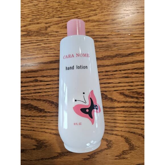 Vintage Cara Nome Hand Cream and Hand Lotion White Glass Jar and Bottle Pink - Picture 6 of 9